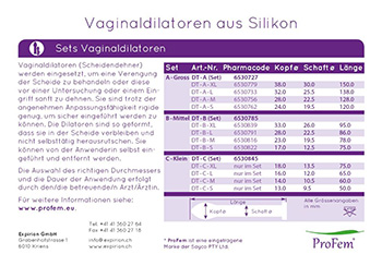 Produktkarte Vaginaldilatoren